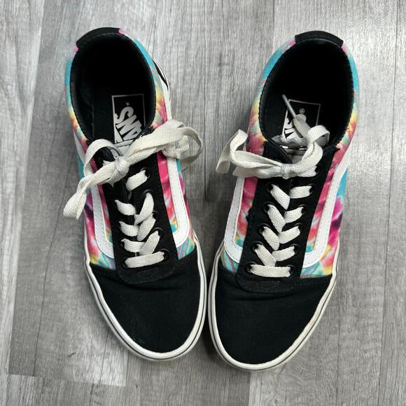 Vans Old Skool Tie Dye Lace Up Womens Size 6 - Picture 2 of 8